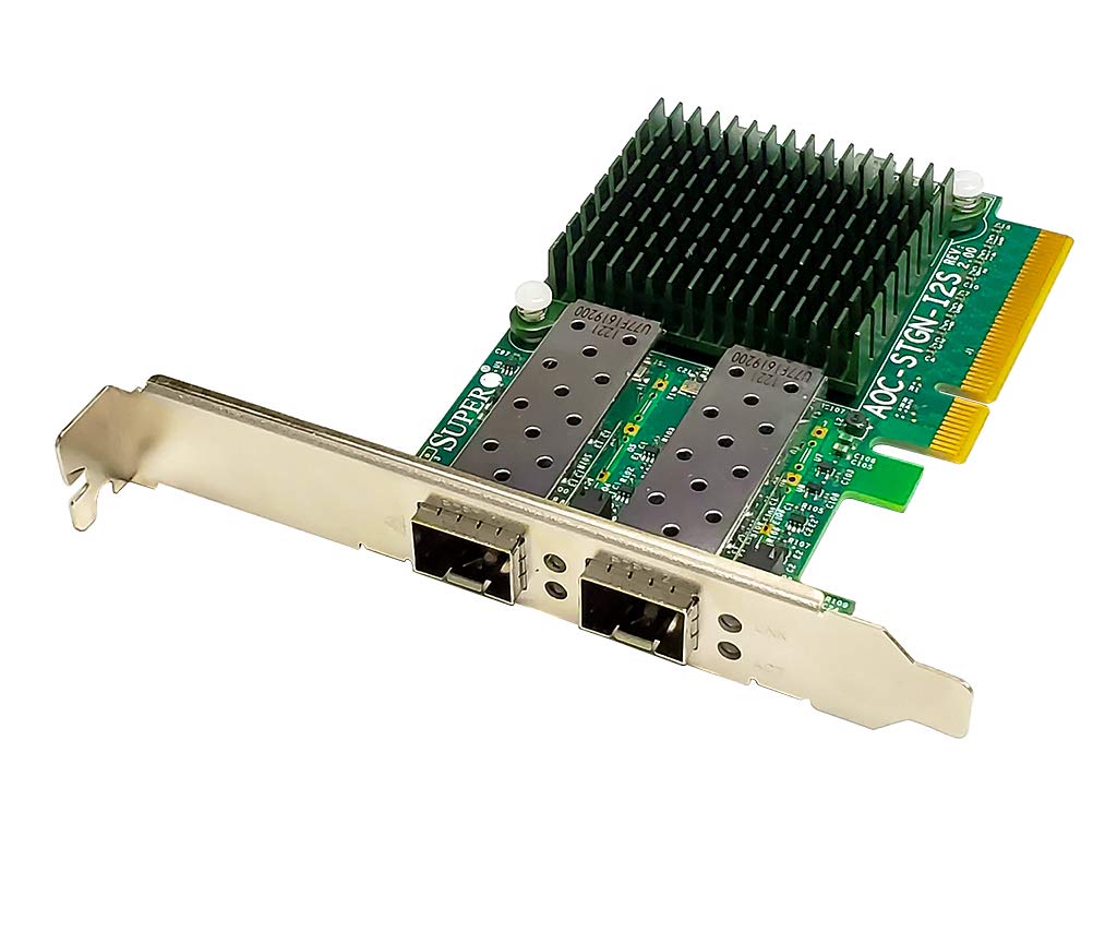 Supermicro 108489 Network Aoc Stgn I2S Networking Card Std Daul Port 10Gigabit Ethernet Sfp+ Adapter Retail